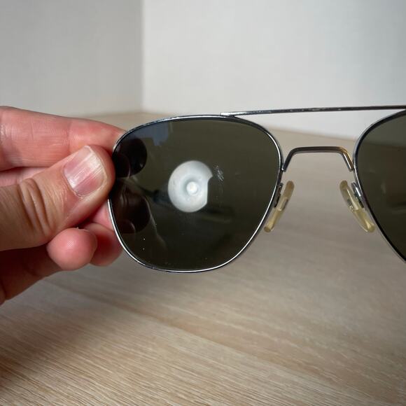Randolph Engineering Aviator Sunglasses 5 1/2 Chrome AF-58-20 READ - Picture 13 of 15